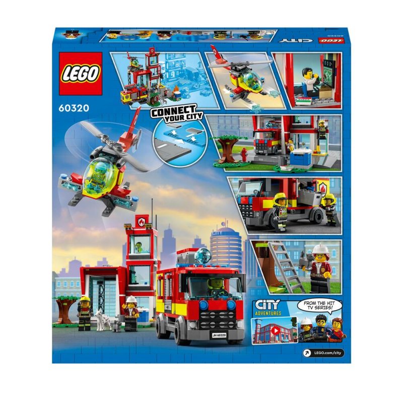 La caserne des pompiers LEGO : Comparateur, Avis, Prix