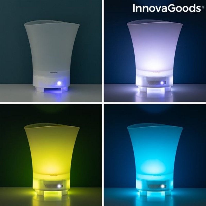 Portaghiaccio LED con Altoparlante Ricaricabile Sonice – Store