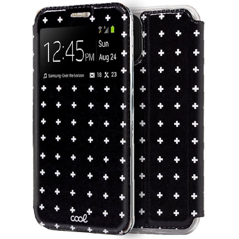Cool Funda Flip Cover Dibujos Cruces para iPhone 11