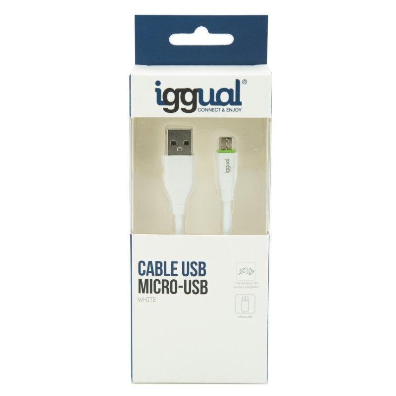 Câble USB-A/Micro-USB 1 m Blanc