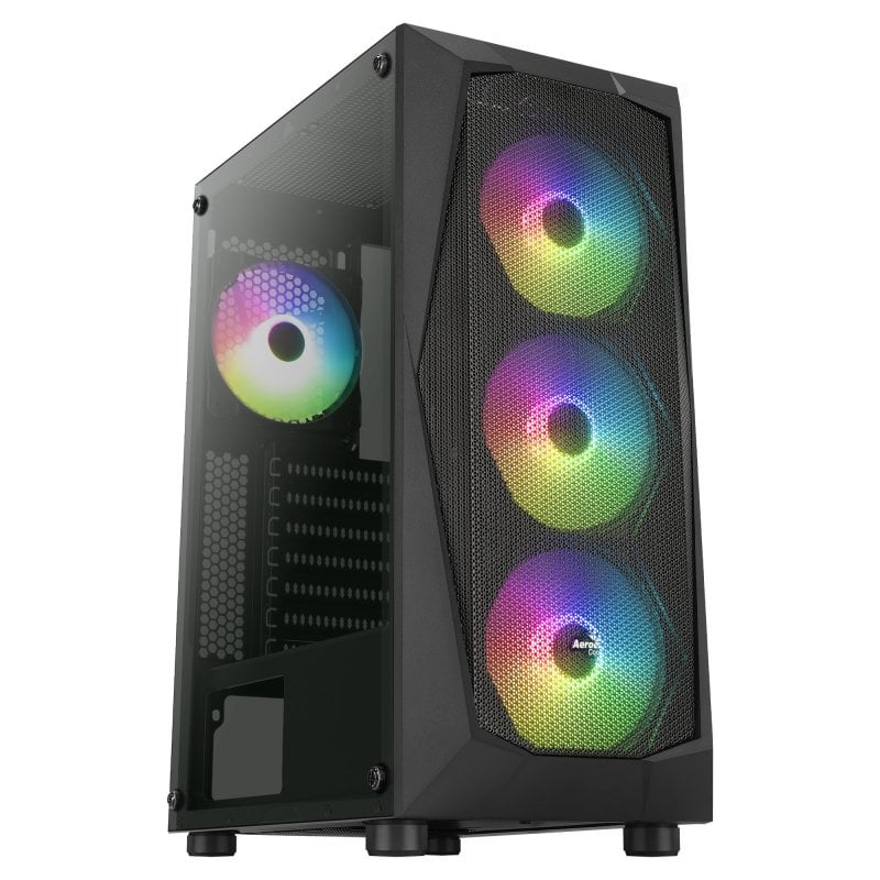 Image of Aerocool Falcon ARGB Vetro temperato USB 3.0 Nero