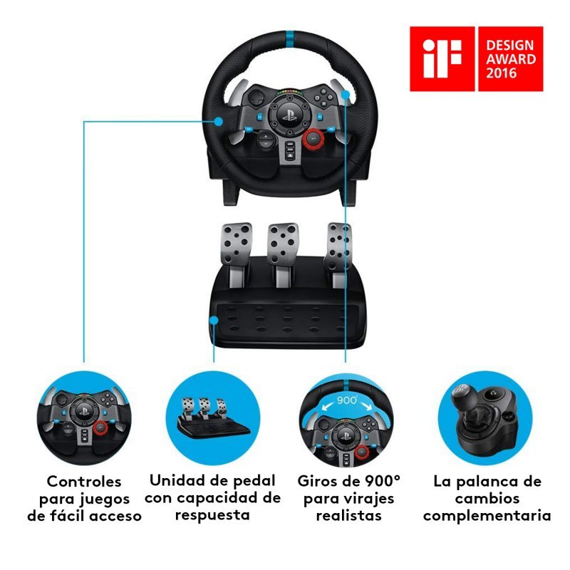 Logitech G29, Volante Carreras Driving Force, Pc / Ps5