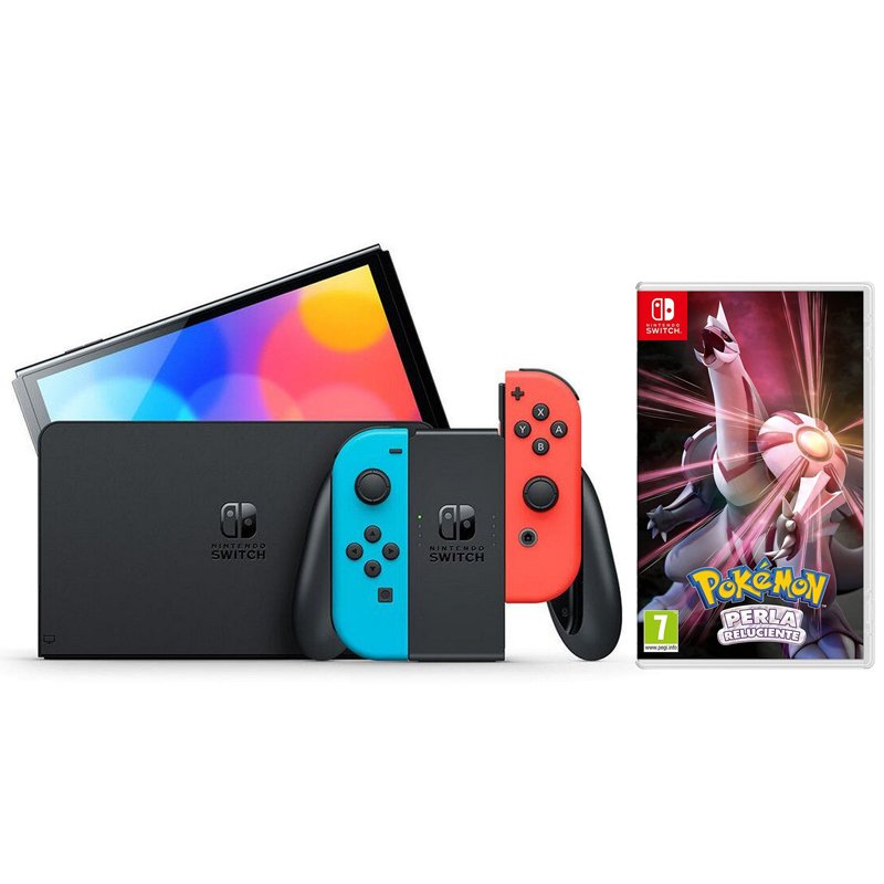 Nintendo Pack Switch OLED Branca + Pokémon Brilliant Diamond