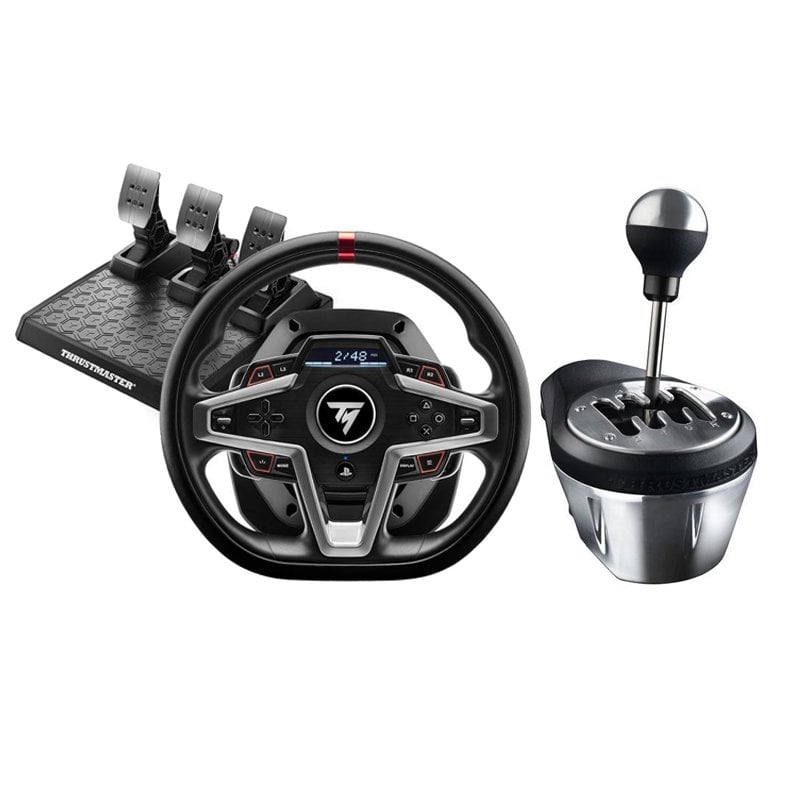 Thrustmaster T248 Volante Multiplataforma + TH8A Add-On Shifter PC