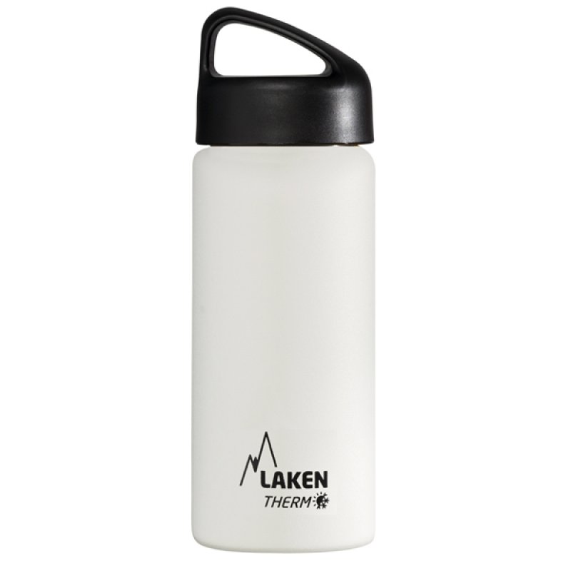 Laken Classic Bouteille Thermique En Acier Inoxydable Cantine 500 Ml Blanc