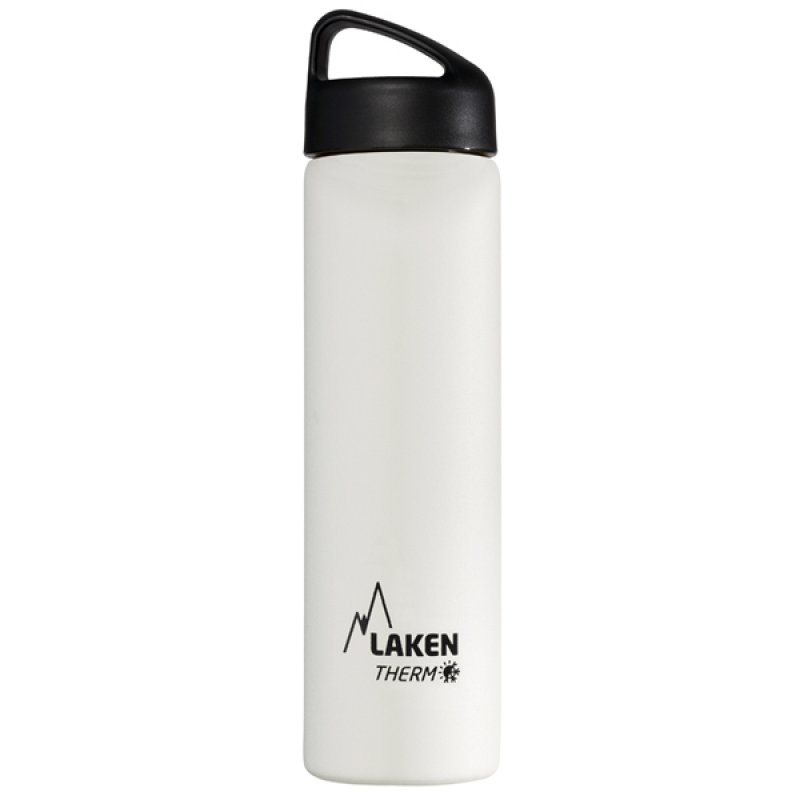 Laken Classic Bouteille Thermique En Acier Inoxydable Cantine 750 Ml Blanc