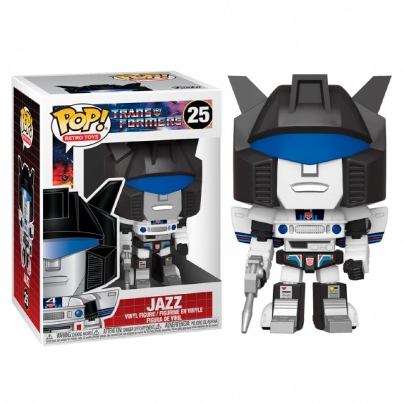 Funko Pop Retro Toys Cine Transformers Jazz