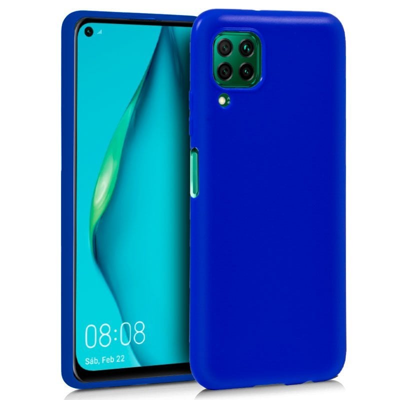 Cool Funda Silicona Azul para Huawei P40 Lite video