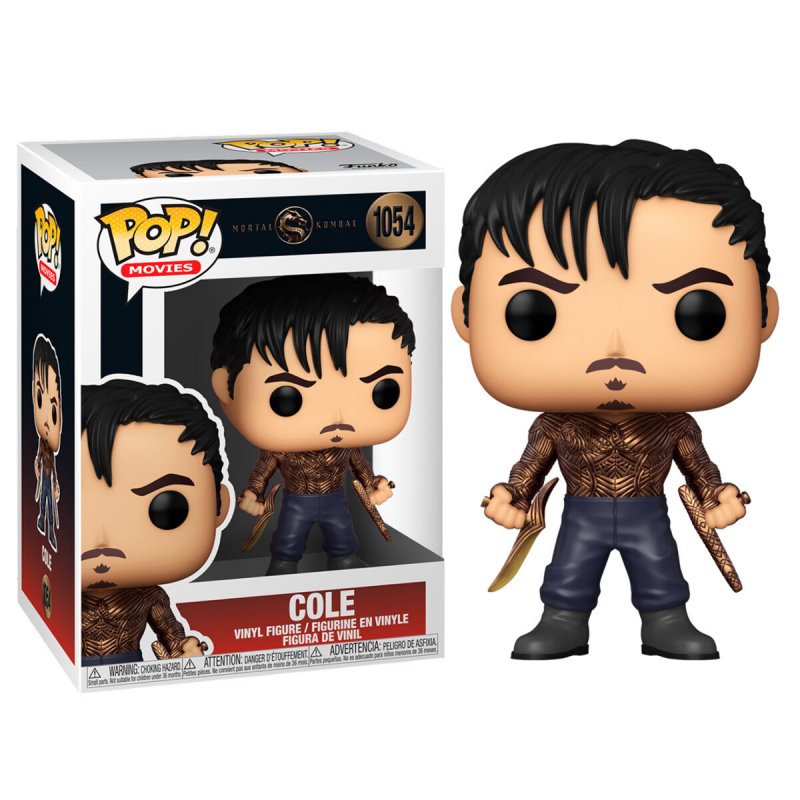 Funko Pop Films Mortal Kombat Cole Young Effet Métallique