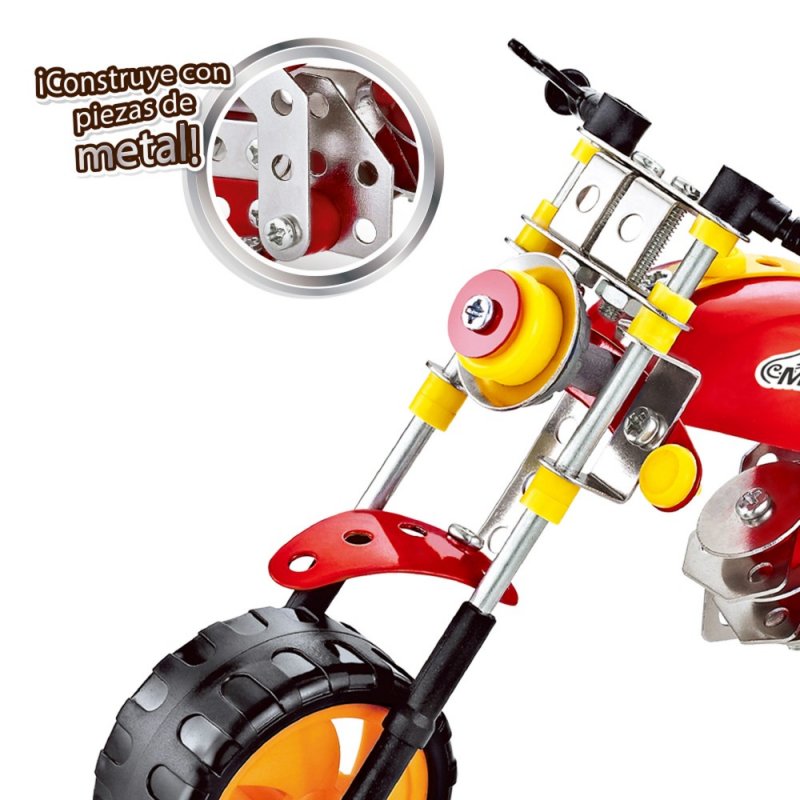 CB Toys Smart Theory Moto Mécano Métal 255 Pièces