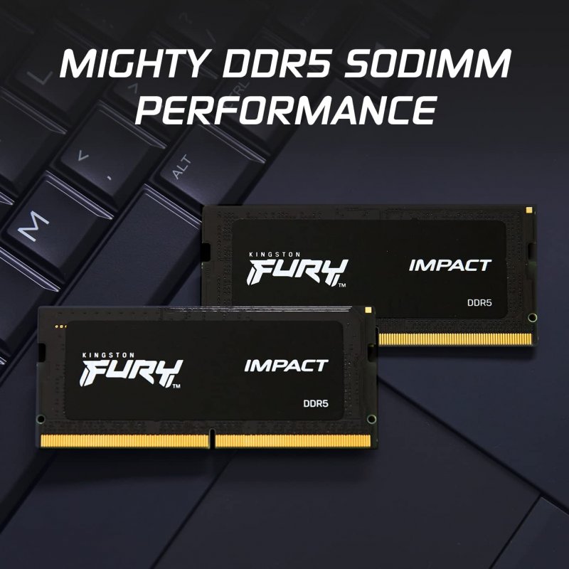 Memoria RAM Kingston FURY Impact SO-DIMM DDR5 4800MHz 64GB 2x32GB