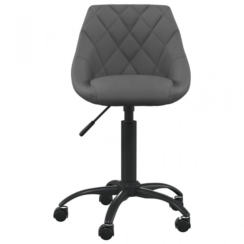 VidaXL Silla de Oficina Terciopelo Gris