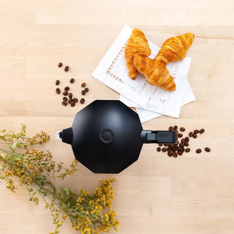 BIDASOA Kaffeemaschine Aus Alu-Stahl – Für Perfekten Italienischen Kaffee Auf Induktion, Gas & Mehr