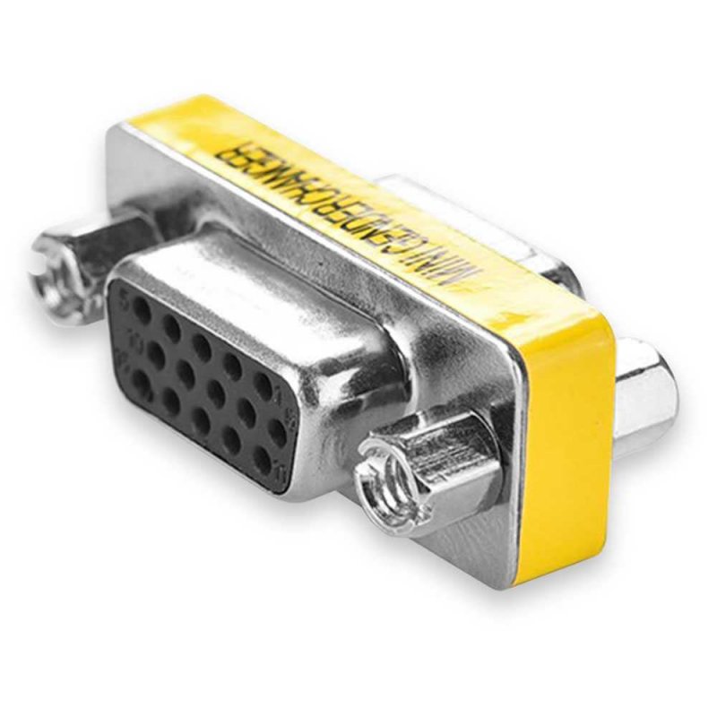 Goobay Adattatore VGA Femmina/Femmina – Set 3 Raccordi D-Sub 15 Pin