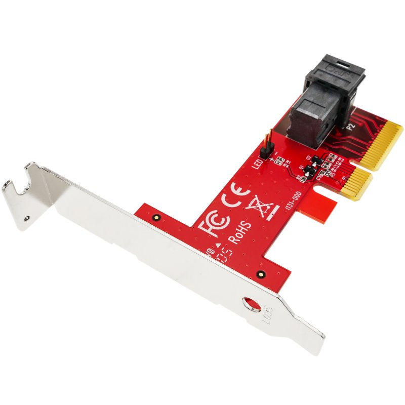 Adaptador de disco duro 2.5 a 3.5 tipo U.2 NVMe a U.2 SAS SATA