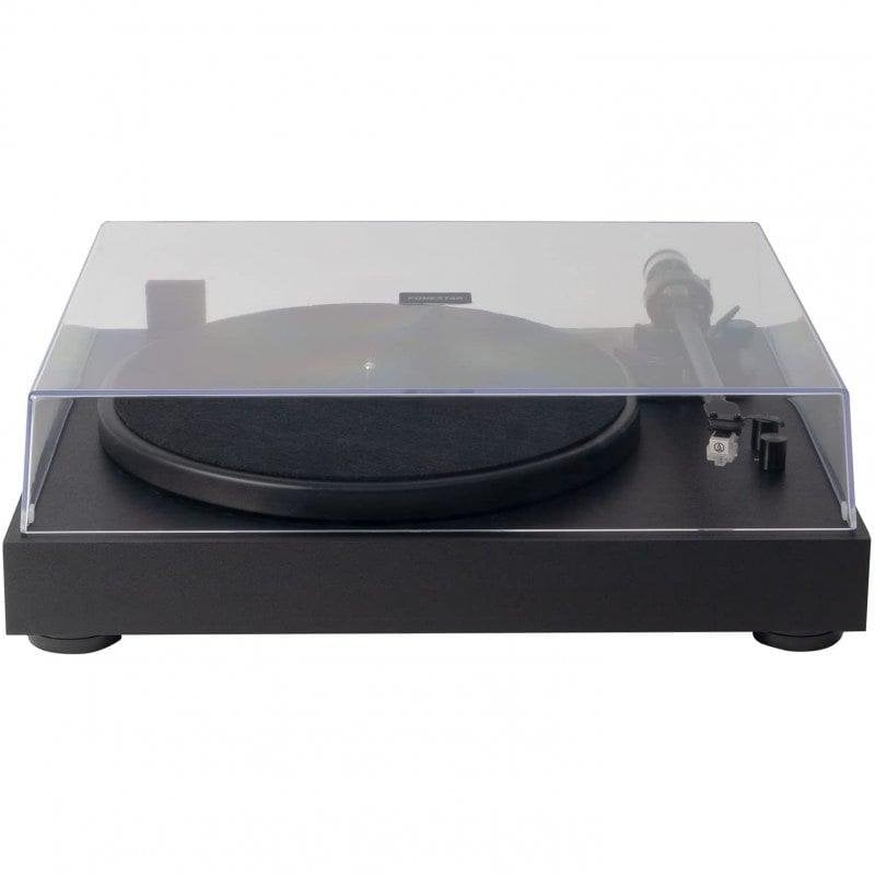 Giradischi Fonestar Hi-Fi Belt Drive Nero con Braccio Anti-Skating e Piatto Alluminio