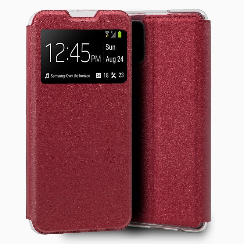 Cool Funda Flip Cover Liso Rojo para Samsung Galaxy A51 5G A516 video