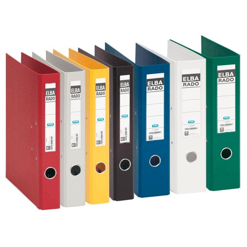 Alavanca Arch File Elba Chic Papelão Forrado Pvc Com Rado Folio Spine ...