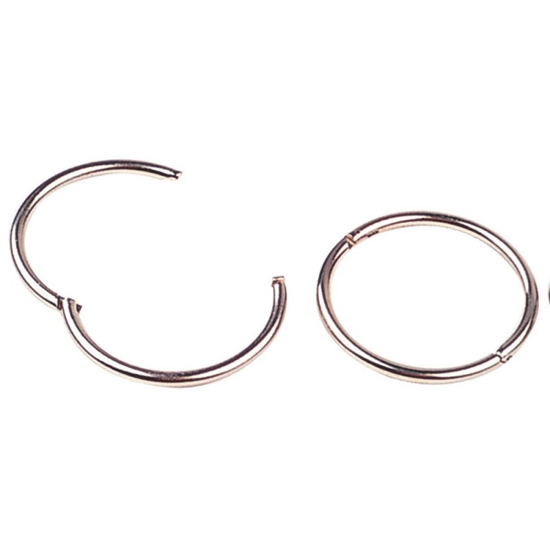 Anneaux de charnière nickelés Liderpapel N.1 diamètre 20 mm boîte de 20 unités