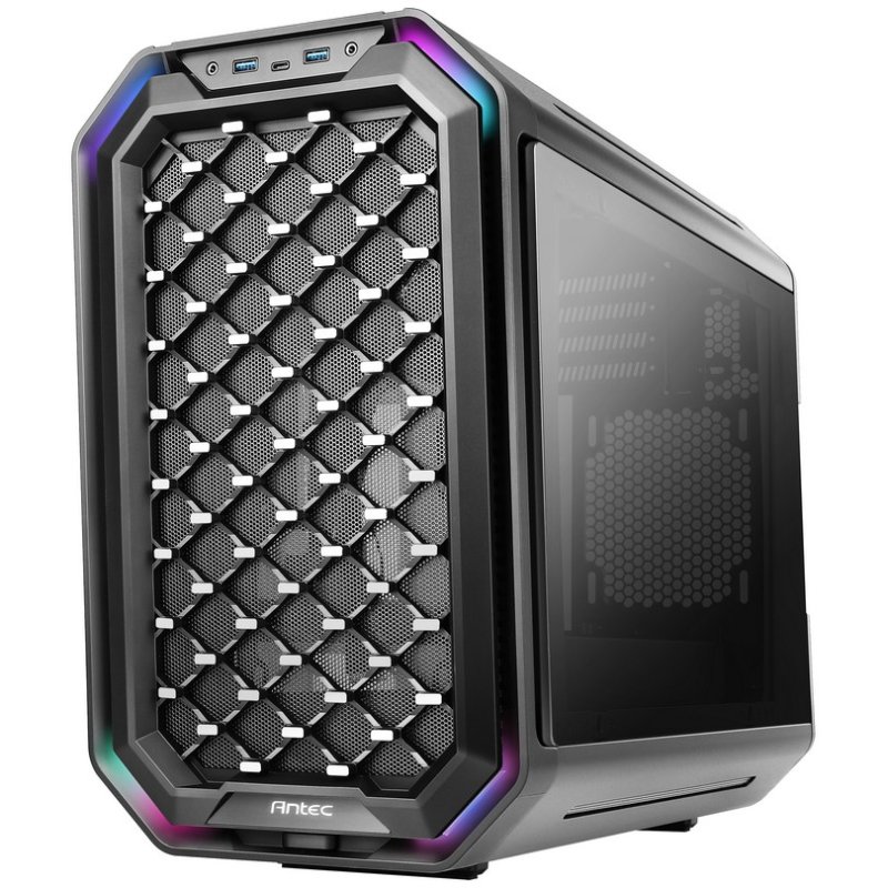 Antec Dark Cube Cristal Templado USB-C Negra