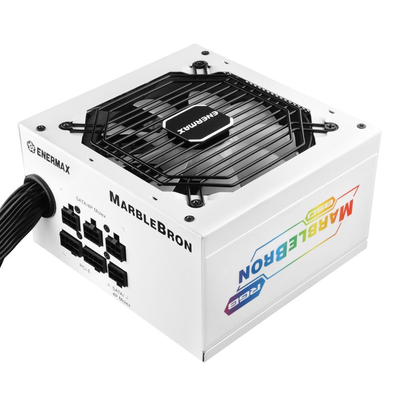 Enermax Marblebron EMB850EWT RGB 850W 80 Plus Bronze Semi Modular ...