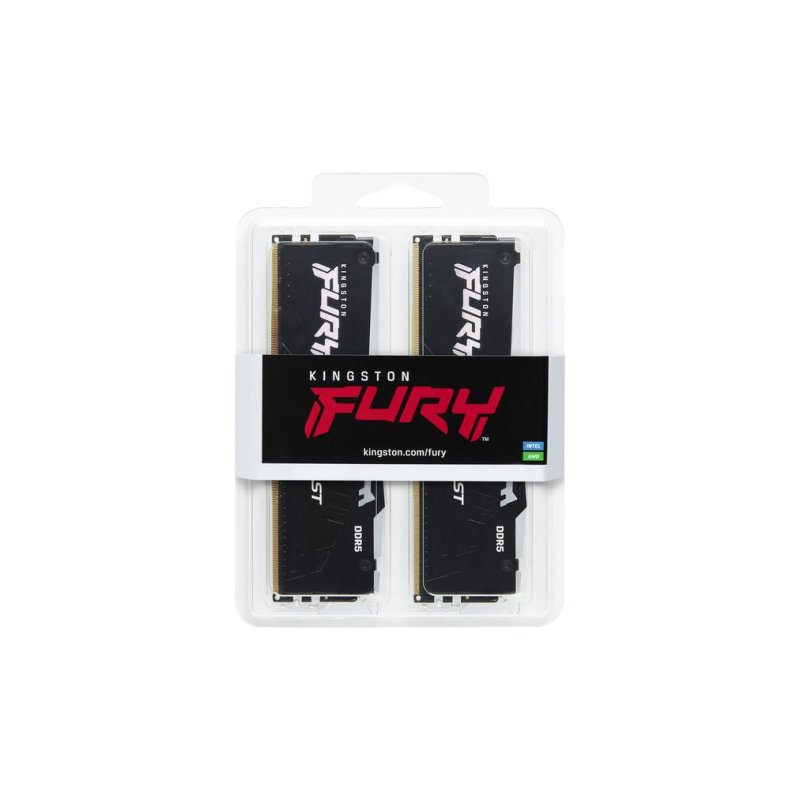 Memoria RAM Kingston FURY Beast RGB DDR5 5200MHz 64GB 2x32GB CL40