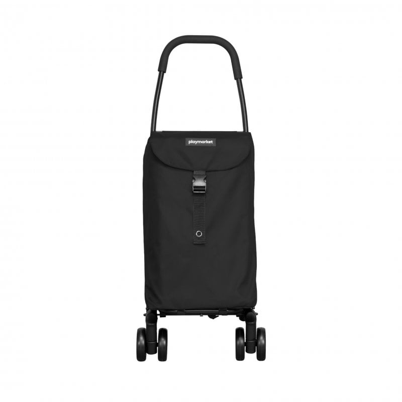 Playmarket Go Four Carro De La Compra 4 Ruedas Plegable Negro ...
