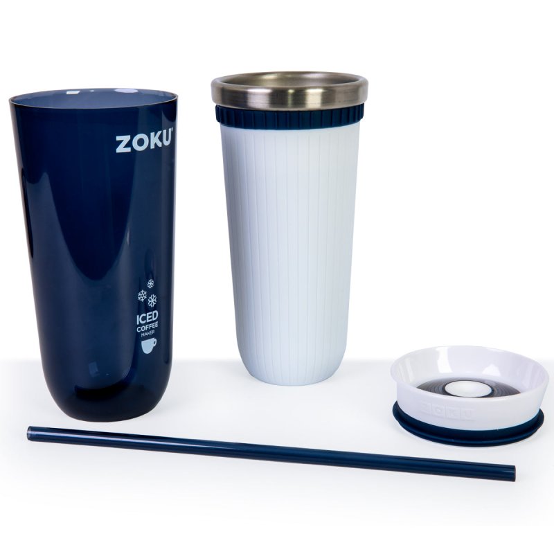 Zoku Iced Coffee Maker Vaso Para Preparar Café O Té Helado. Azul