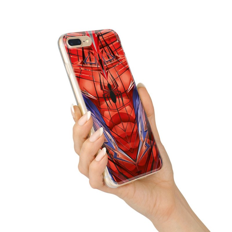 Custodia per Samsung Galaxy A12 Ufficiale Marvel Spiderman Torso per proteggere il tuo cellulare Cover per Samsung in silicone flessibile con licenza ufficiale Marvel