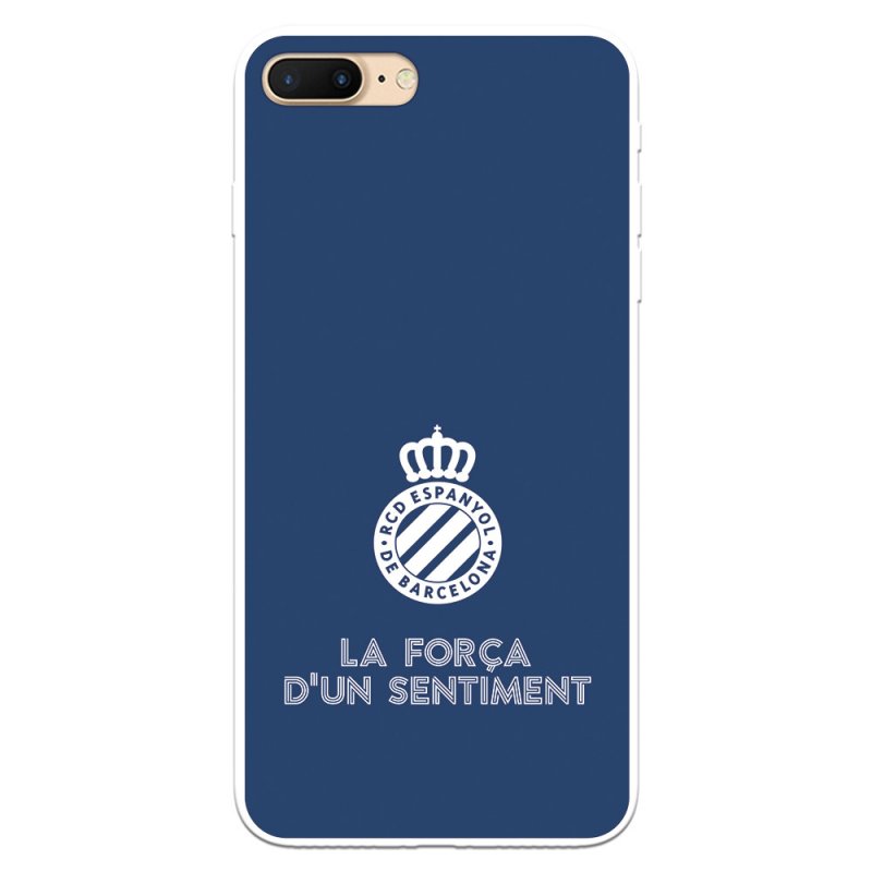 Funda Para Realme 12 Pro Plus 5G Del RCD Espanyol - Silicona Transparente Con Escudo Oficial