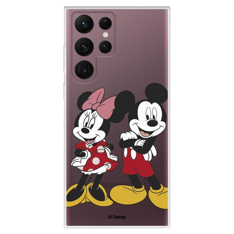 Samsung Galaxy S22 Ultra Official Disney Mickey and Minnie Posing Case