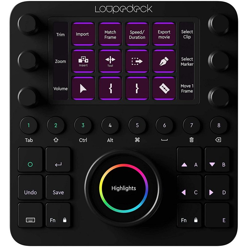 Loupedeck Creative Tool Console per l'editing di foto e video video