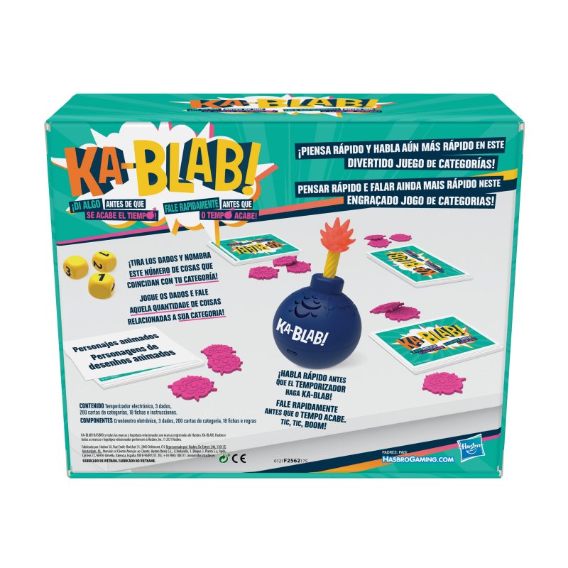 Hasbro Gaming- Scattergories Hasbro Juego de Mesa (Versión