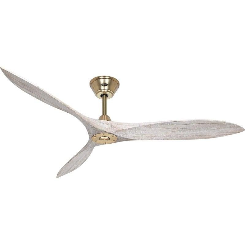Ventilador de techo CasaFan Eco Airscrew motor DC mando madera blanca