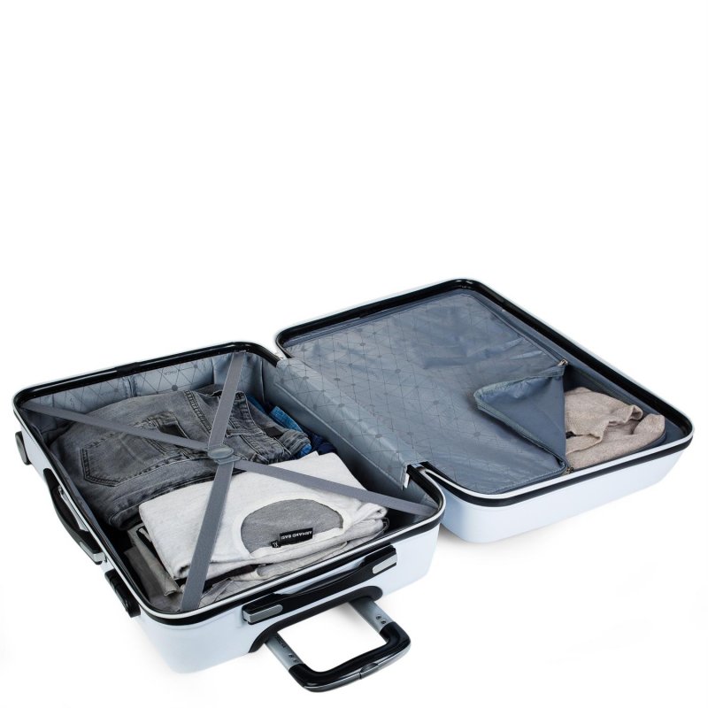 Maletas ITACA Elba Básico - Set De 2 Maletas Rígidas Con Ruedas 360°, Candado TSA, Azul