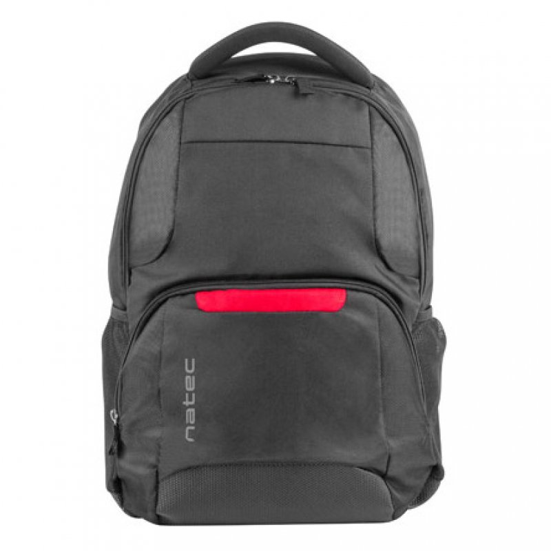 Natec Eland Sac à dos pour ordinateur portable jusqu'à 15,6 Noir