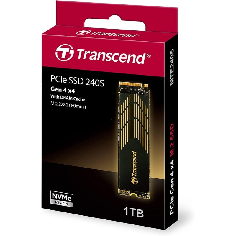 Transcend 240S 1TB SSD M.2 3D NAND NVMe PCIe 4.0 | PcComponentes.com