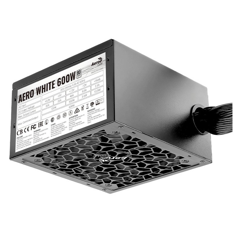 Aerocool Aero White 600W 80 Plus | PcComponentes.com