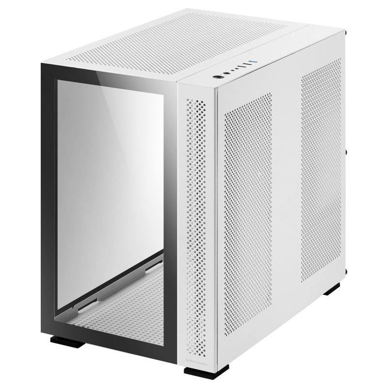 Mars Gaming MCV2 Cristal Templado USB 3.0 Blanca | PcComponentes.com