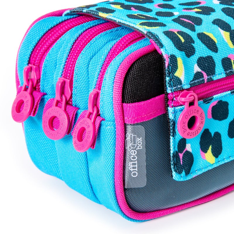 Estuche Portatodo Triple Con Tres Cremalleras Para Material Escolar O estuche-portatodo-triple-con-tres-cremalleras-para-material-escolar-o