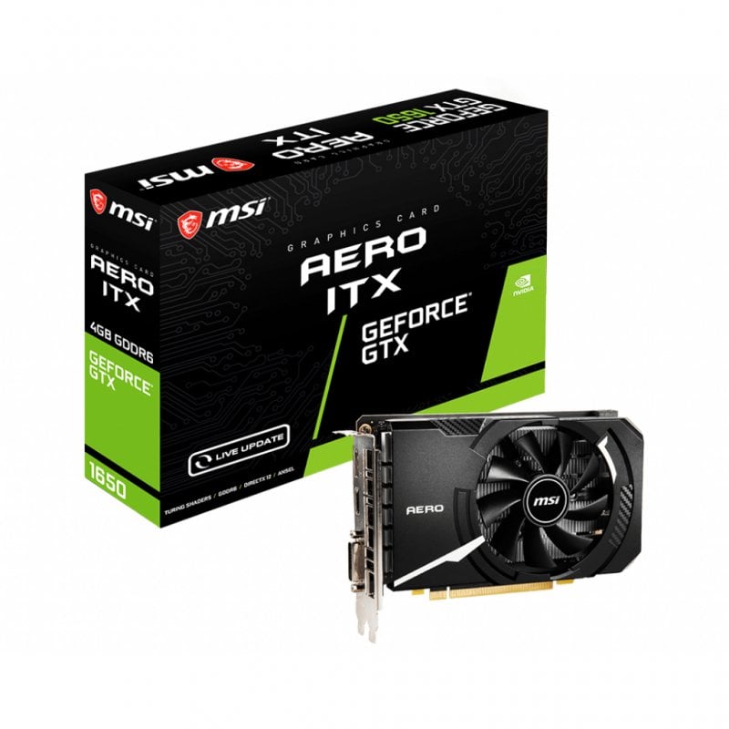 MSI GeForce GTX 1650 D6 AERO ITX V1 4GB GDDR6