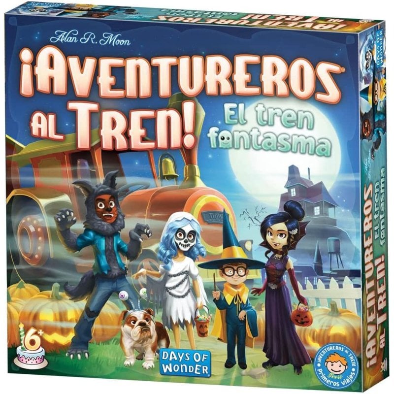 Aventureiros Asmodee para o trem! O jogo de tabuleiro Trem Fantasma