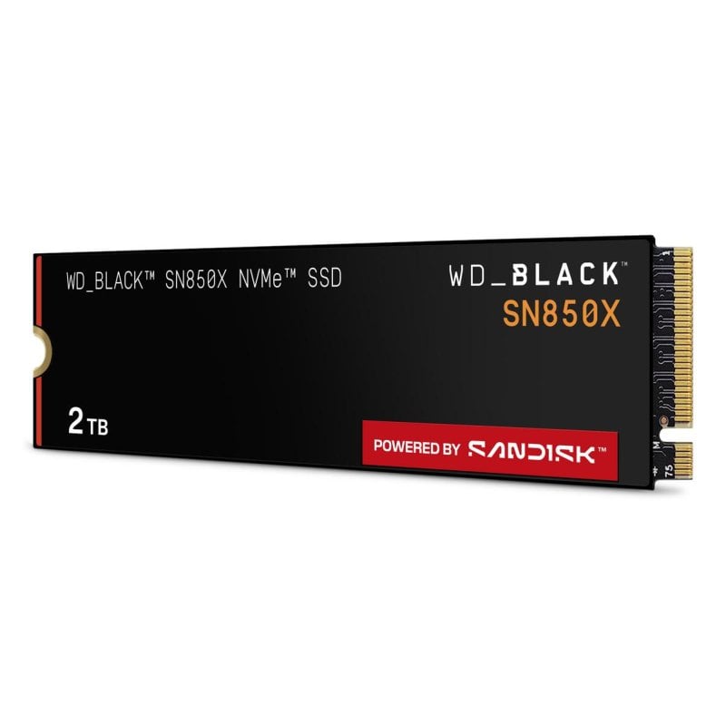 内蔵型SSD Sandisk WD_BLACK SN850x 2TB WD Black Disco Rígido Disco SSD Sandisk WD Black SN850X 2TB NVMe PCIe 4.0 M