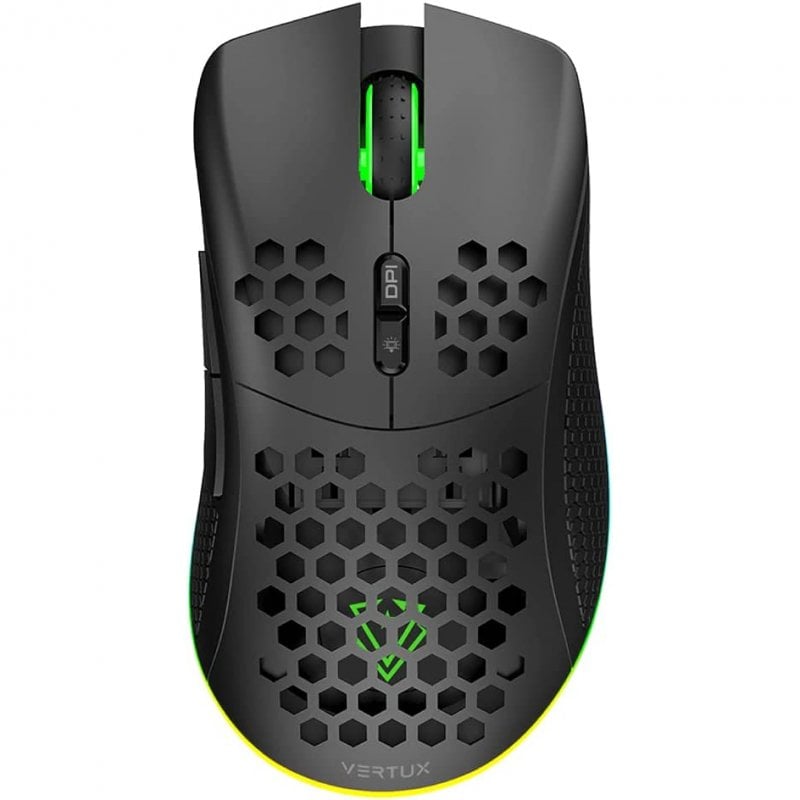 Image of Mouse da gioco wireless Vertux Ammolite RGB 16000 DPI Nero