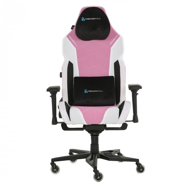 NEWSKILL Banshee Gaming-Stuhl – Schwarz, Atmungsaktiver Stoff, Bis 150 Kg, Ergonomisch