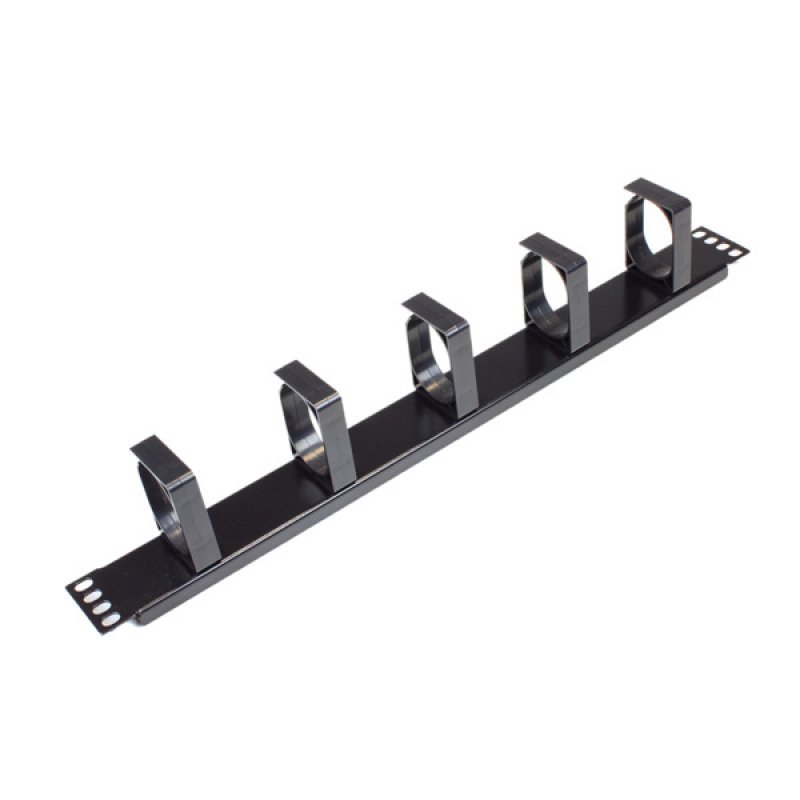 Panneau de guidage de câbles Kimex avec 5 anneaux en plastique pour ...