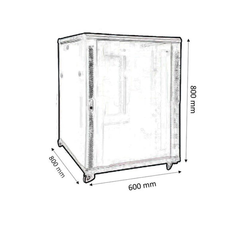 KIMEX - Rack Sol Informatique - Pour Baies Et Serveurs - 19