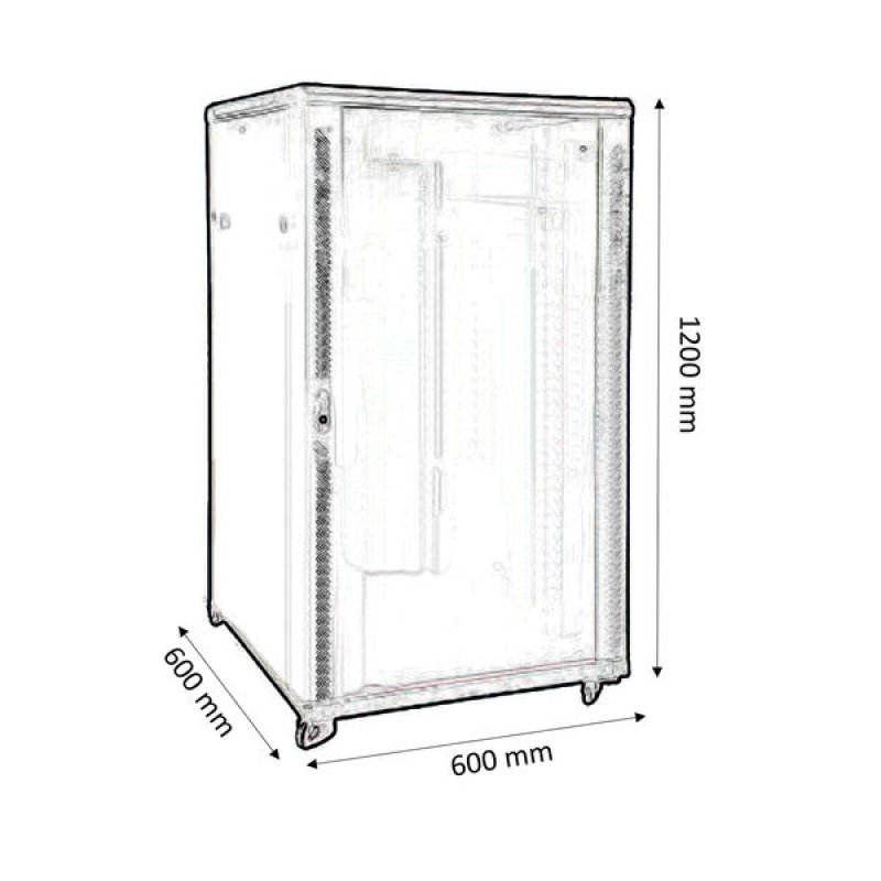 Ripiano Universale Per Armadio Rack 19 Allungabile 720 Mm Con 4
