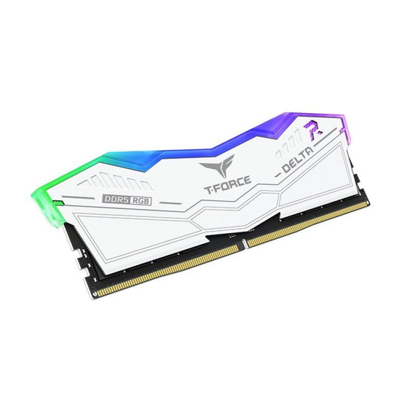 Memoria RAM Team Group Delta White RGB DDR5 6000MHz 32GB 2x16GB