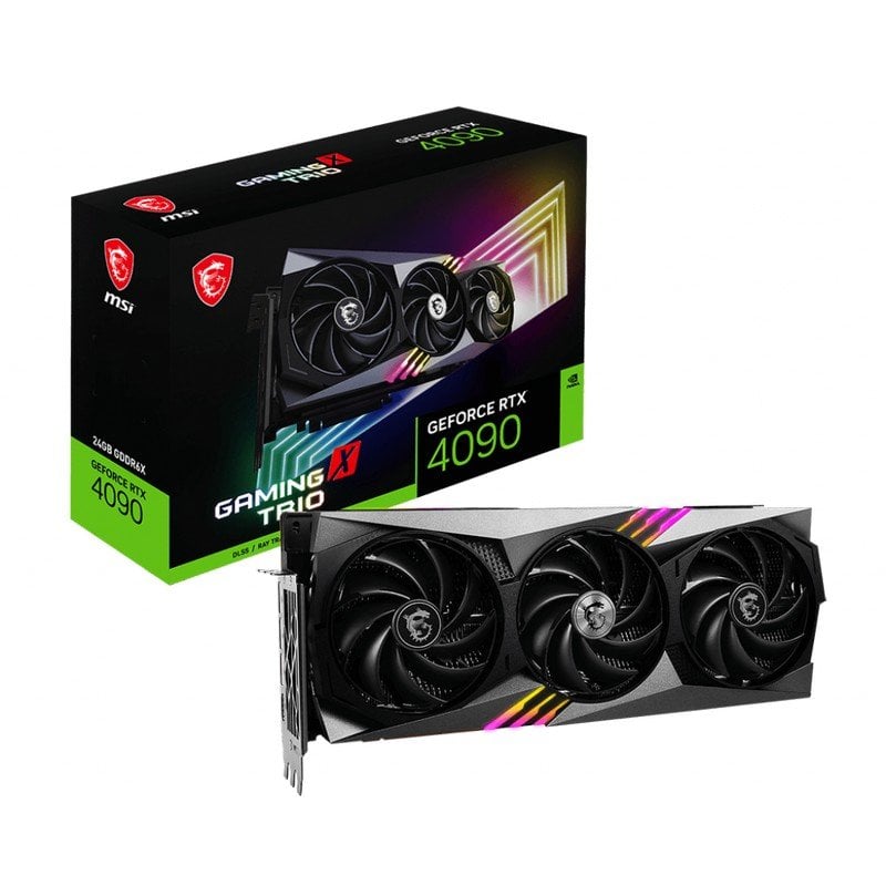 MSI GeForce RTX 4090 GAMING X TRIO 24GB GDDR6X DLSS3 video